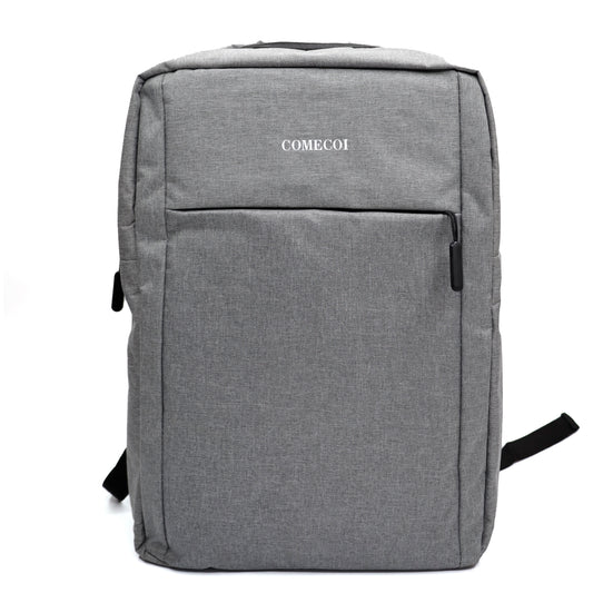 COMECOI Laptop Backpack - Padded Laptop/Tablet Compartment - Durable and Water-Repellent Fabric - Lightweight - Grey