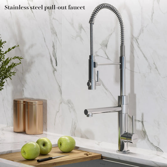 LEKLEK Stainless steel pull-out faucet KP09 Wholesale from 500pcs