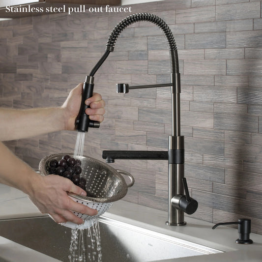 LEKLEK Stainless steel pull-out faucet KP10 Wholesale from 500pcs